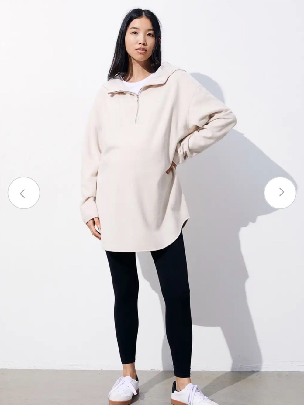 H&M Mama Oversized Fleece Hoodie